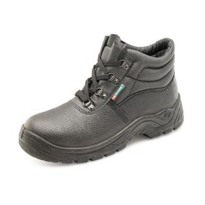 Size 10 ArmorToe® Black Steel Toecap Chukka Safety Boot